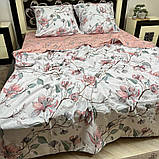 Якісна постільна білизна євро розміру "Бязь Gold"  Розмір 200*215, фото 3