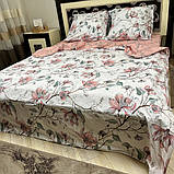 Якісна постільна білизна євро розміру "Бязь Gold"  Розмір 200*215, фото 5