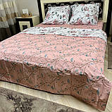 Якісна постільна білизна євро розміру "Бязь Gold"  Розмір 200*215, фото 4