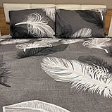 Якісна постільна білизна євро розміру "Бязь Gold" Розмір 200*215, фото 2