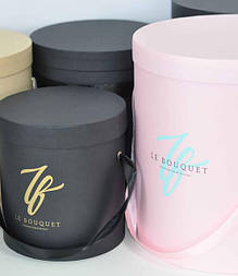 КОРОБКИ ДЛЯ КВІТІВ З ЛОГОТИПОМ