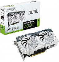 Видеокарта Asus Dual GeForce RTX 4060 Ti OC Edition 8GB GDDR6 (DUAL-RTX4060ti-O8G-WHITE)