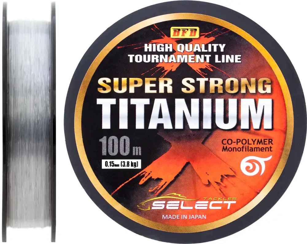 Волосінь Select Titanium 100m 0.15 mm 3.8 kg (Steel), фото 1