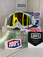 Кроссовые-эндуро очки (маска) 100% MX GOGGLE для мото/вело/ATV
