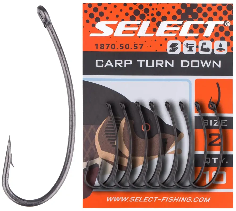 Гачок Select Carp Turn Down #2 (10 шт / уп), фото 1