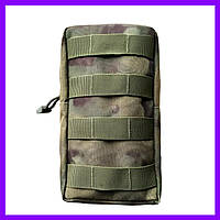Утилитарная армейская вертикальная сумка тактическая поясная на пояс под бк