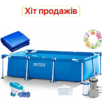 Каркасный бассейн прямоугольный сборный Small Frame Intex , 300 х 200 х 75см (58981) Комплект отдельно !