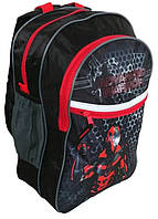 Рюкзак школьный для мальчика Paso Advanced Warrior черный Adore Рюкзак шкільний для хлопчика Paso Advanced
