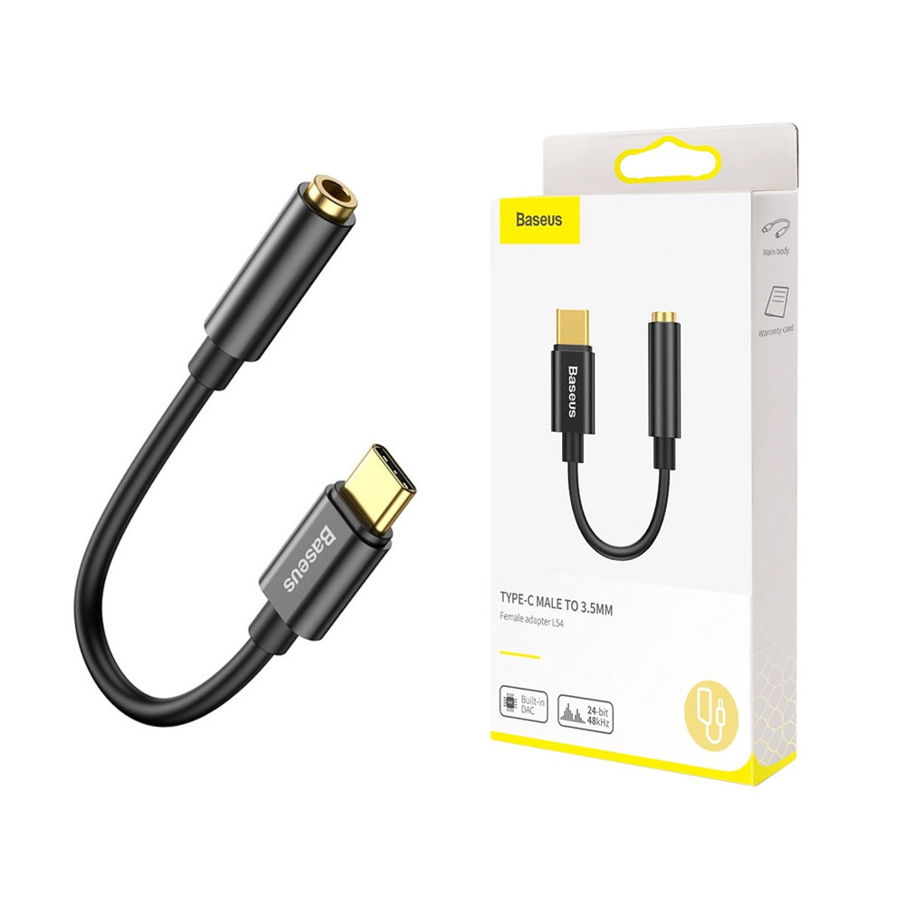 Адаптер Type-C to AUX 3.5мм Baseus L54 (CATL54-01)