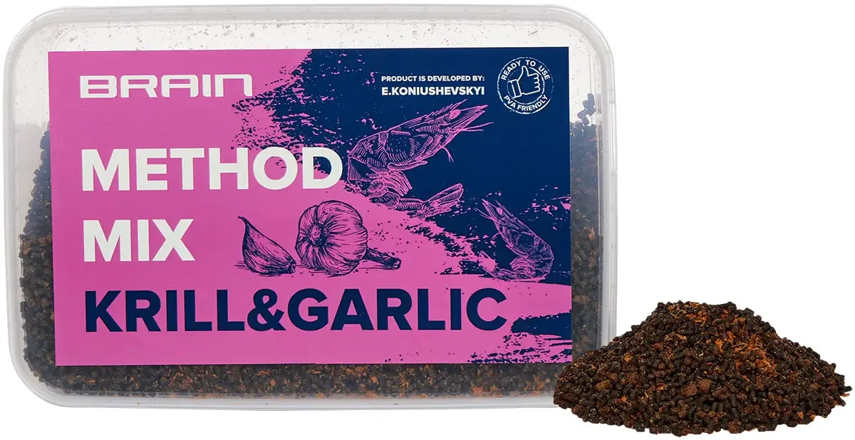 Метод мікс Brain Krill & Garlic (Кріль+часник) 400g