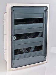 Щиток 54 модулі прихованої установки з прозорими дверцятами, HAGER серія Golf, VF318TD