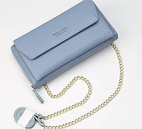 Женская мини сумочка клатч Baellery Голубой Adore Жіноча міні сумочка клатч Baellery Блакитний
