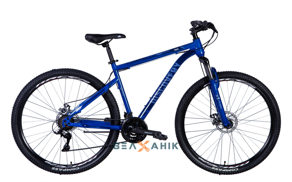 Велосипед 29" Discovery TREK AM DD (рама 19") St синій