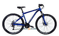 Велосипед 29" Discovery TREK AM DD (рама 19") St синий