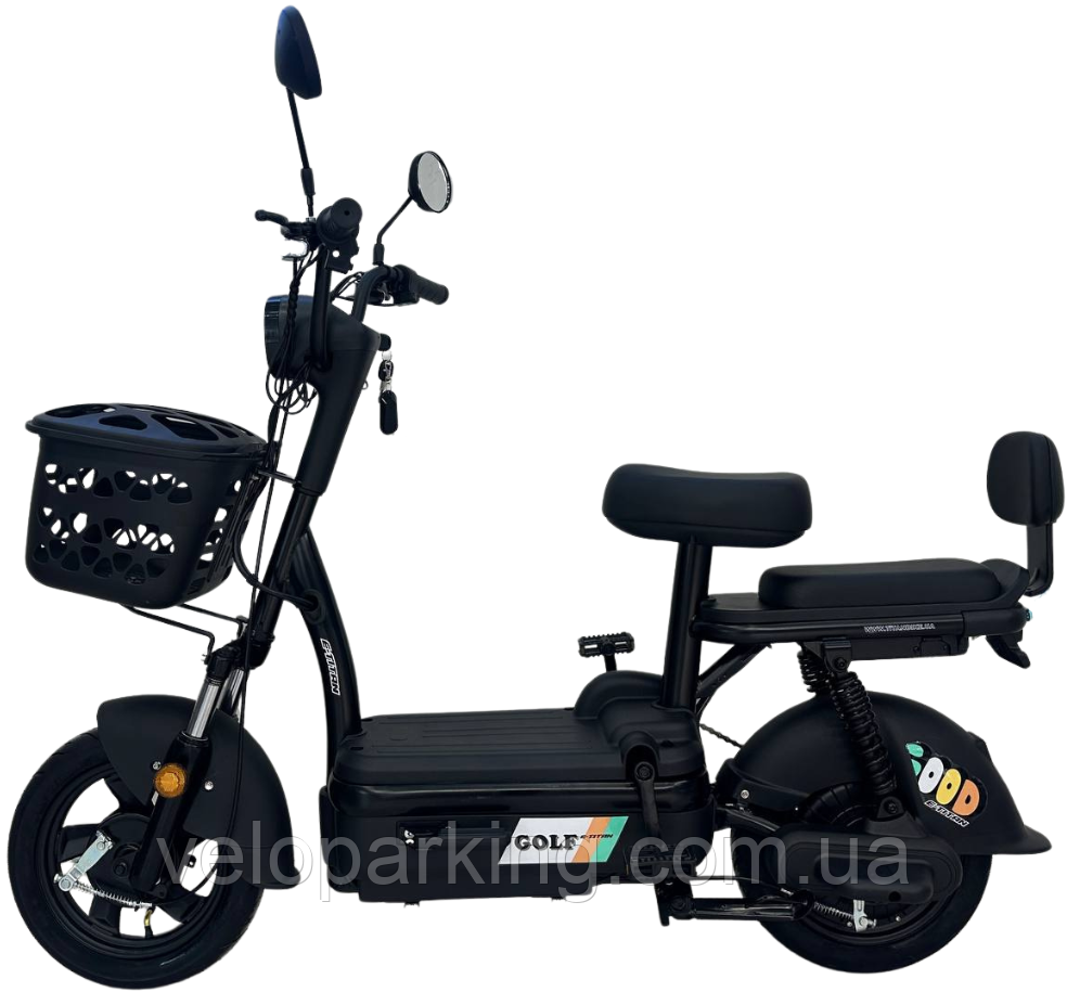Електроскутер 14" Golf 500W, 48V/20A велоскутер аккумуляторний, світло LED, E-Titan