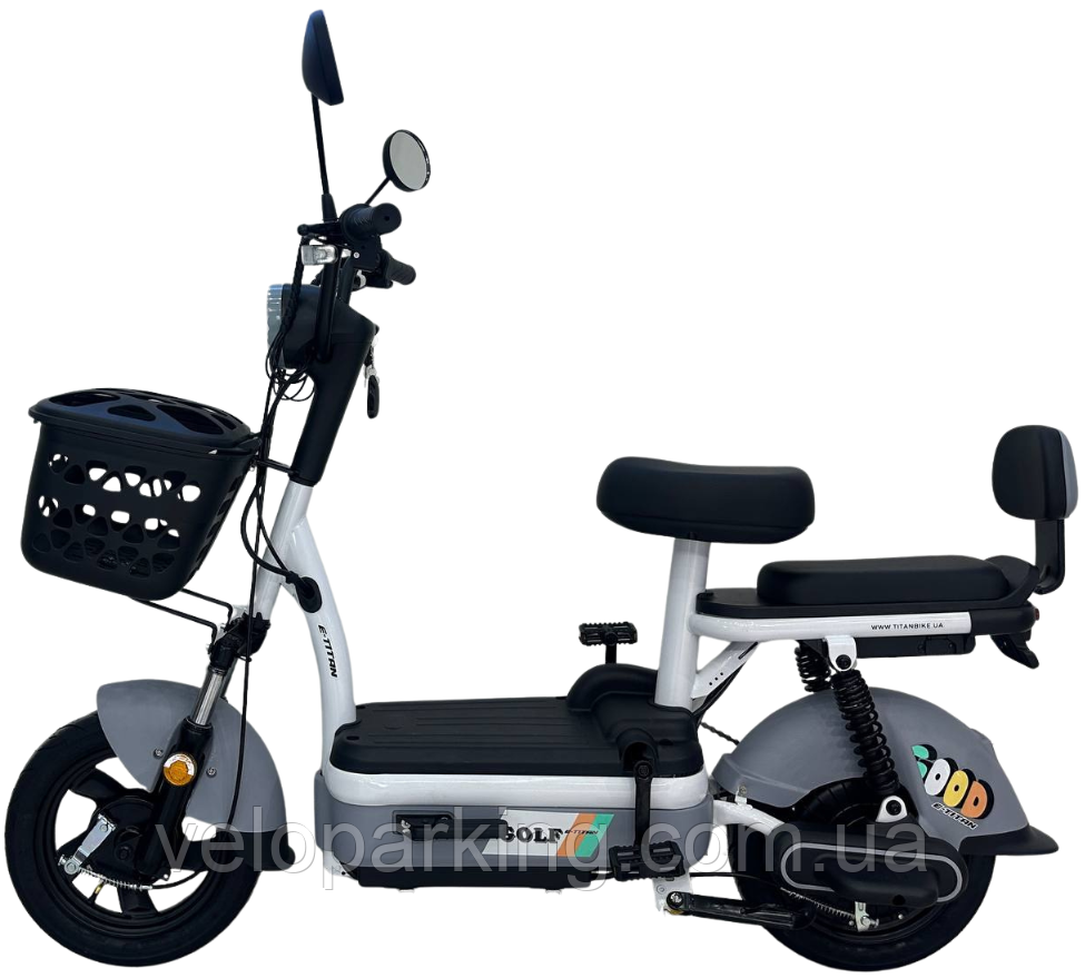 Електроскутер 14" Golf 500W, 48V/20A велоскутер аккумуляторний, світло LED, E-Titan