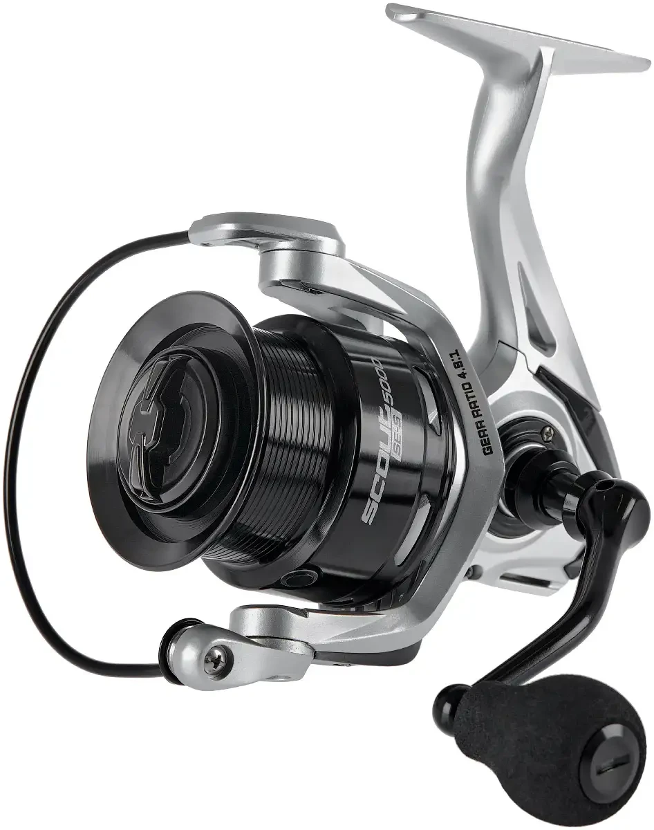 Котушка Brain Scout SE - s 5000S 8 + 1BB 4.9: 1 Silver, фото 1