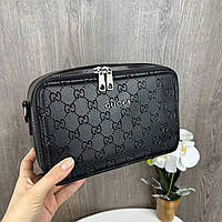 Стильная женская мини сумка стиль Gucci сумочка для девочек черного цвета Adore Стильна жіноча міні сумка
