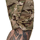 Шорти карго Military тактичні повсякденні з кишенями Ріп-Стоп MultiCam, фото 6