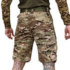 Шорти карго Military тактичні повсякденні з кишенями Ріп-Стоп MultiCam, фото 2