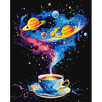 Картина по номерам "Космический вихрь" KHO5122 с красками металлик 40х50см Adore Картина за номерами