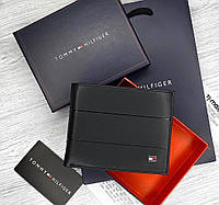 Мужской брендовый кошелек Tommy Hilfiger LUX 581053 Adore Чоловічий брендовий гаманець Tommy Hilfiger LUX