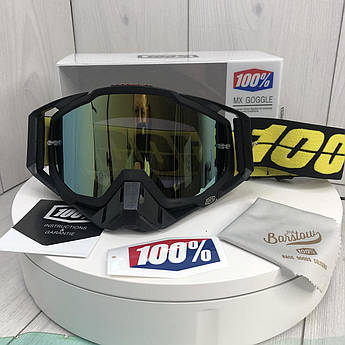 Кросові-ендуро окуляри (маска) 100% MX GOGGLE для мото/вело/ATV