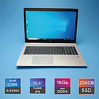 Ноутбук HP EliteBook 850 G5 (i5-8350U/RAM 16GB DDR4/SSD 256GB) Б/В (7295(1))