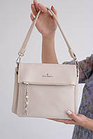 Жіноча сумка через плече з еко шкіри з ручкою та плечовим ременем італійського бренду GildaTohetti.