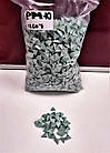 Наповнювач для галтування пластик зелений OTEC PM10 (піраміда 10х10 мм) (1 кг), фото 2