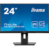 Монітор 24" IIYAMA ProLite XUB2493HS-B6 IPS безрамковий/поворотний екран Чорний