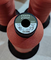 Нитки текстурированные Coats gramax 160/5000м col С2206 теракотовый