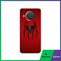 Чехол с картинкой Nokia X20 (Паук Марвел) / Красный Чехол Паук Нокиа X20