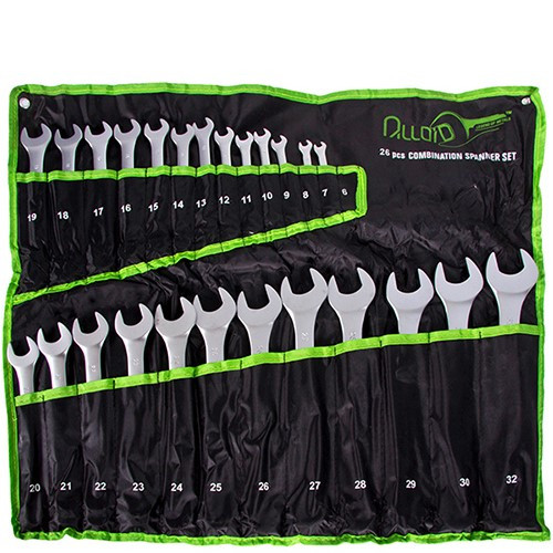 Набір ключів комбінованих, 26 предметів, 6-32 мм Alloid (НК-2061-26), фото 1