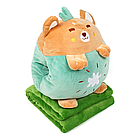 Плед-подушка іграшка 3в1 Ківі 35 см, фото 2