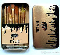 KYLIE KYLIE Кисточки для макияжа Make-up brush set золотой 12 штук ART-4330 (160 шт/ящ)