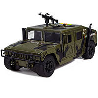 Военный Джип Внедорожник Hummer Игрушечный Хаммер со Звуком и Светом Фар 1:16 Автопром