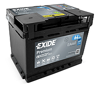 Автомобильный аккумулятор Exide Premium 6СТ 64 Ah 640a "+" справа (д240*ш175*в190) EA640