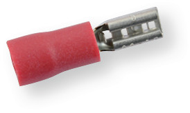 Клемма обжимная изолированная МАМА красная 2,8х0,8 мм - фото 1 - id-p409918694