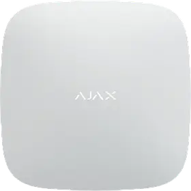 Приймально-контрольний прилад Ajax Hub Plus White