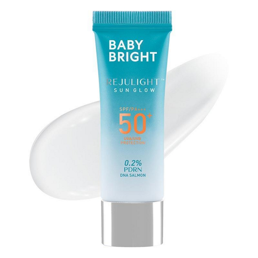 Сонцезахисна крем-сироватка «Rejulight» з ДНК лосося SPF50 + 10 г baby bright (8858842060278)