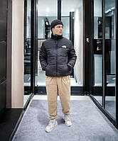 Тепла чорна куртка TNF TOPlife