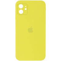 Уценка Чехол Silicone Case Square Full Camera Protective (AA) для Apple iPhone 11 (6.1") SND