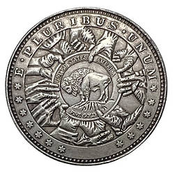Сувенір монета долар СШАang "Дільний баланс". Hobo Coin American Morgan