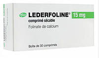 Lederfolin, Lederfoline 15 mg, France, Ледерфолин, фолинат кальция , 15 мг , Франция , оригинал