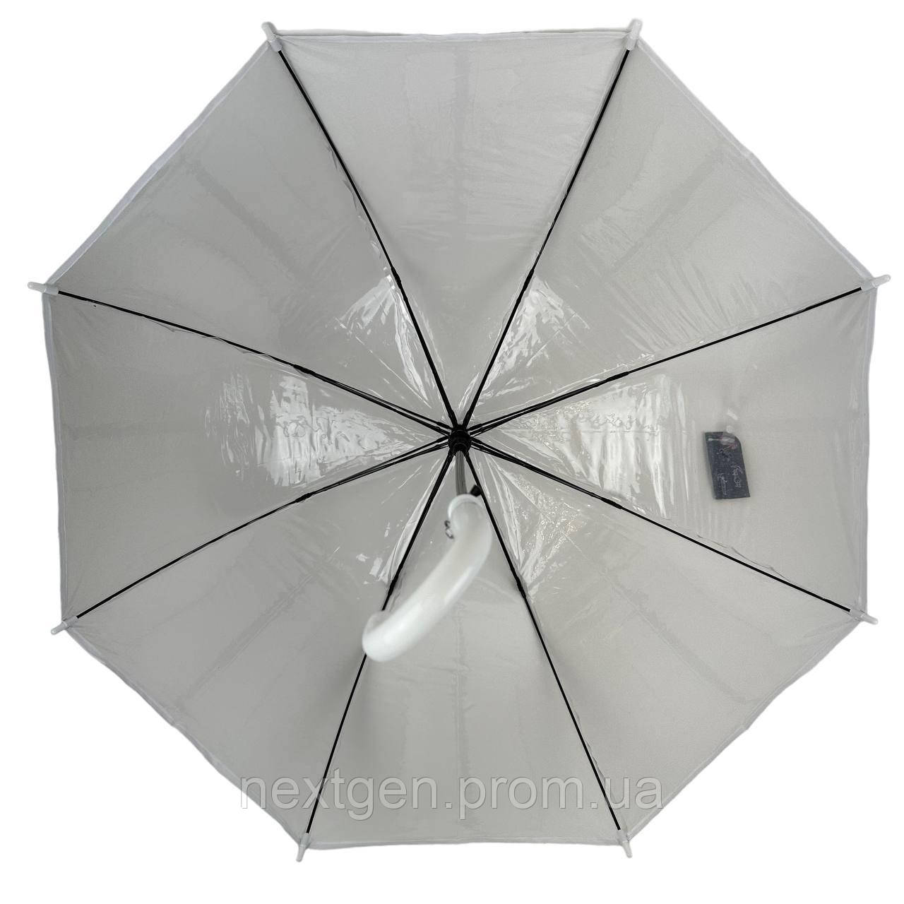 Детский зонт-трость прозрачный от Fiaba с белой ручкой К0312-1 KN, код: 8198892 - фото 5 - id-p2205073291