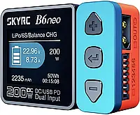 Зарядное устройство/лабораторный БП SkyRC B6 neo 200W+PD 6S (Li Ni Pb)