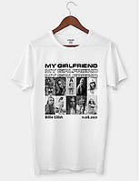 Футболка в подарунок з дизайном для хлопця "My girlfriend"