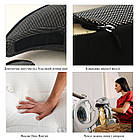 Подушка ортопедична для подорожей Royal Rest Memory Foam Чорна 28х25х13 см Дорожня подушка для сну, фото 5