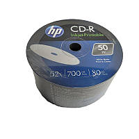 Диск CD-R HP 700Mb/80min 52x (bulk 50) Printable white